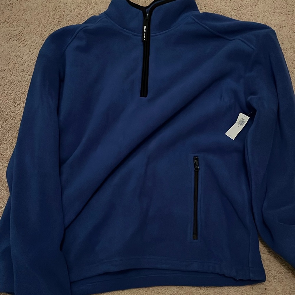 NWT old navy blue zip up